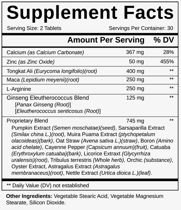 Cilexin Ingredients