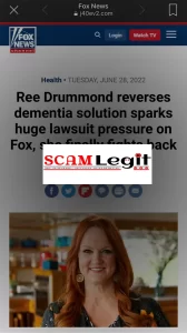 REE Drummond CBD Gummies Fox News page