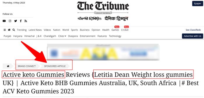 Letitia Dean Weight Loss Gummies Paid Reviews