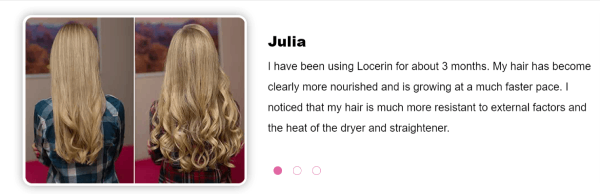 Locerin Hair Growth Customer Reviews