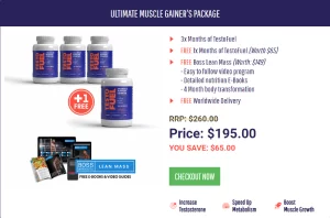 TestoFuel Ultimate Muscle Gainer's Pack Price