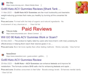 Go90 Keto ACV Gummies paid Reviews