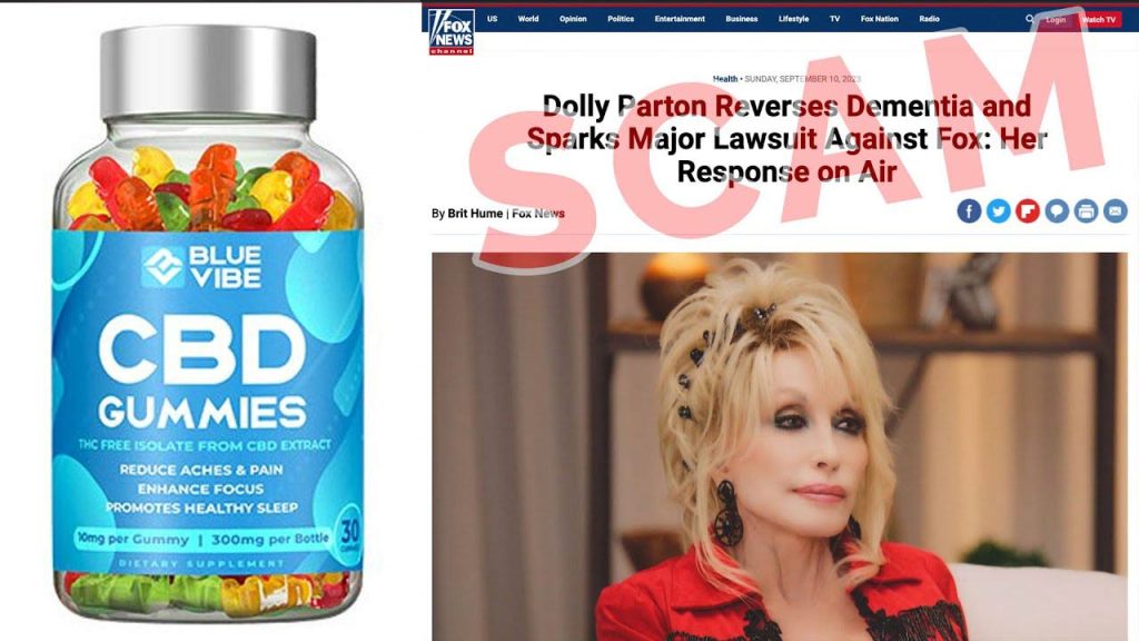Blue Vibe CBD Gummies Dolly Parton Review