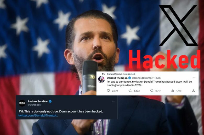 Donald Trump Jr. X Account Hacked