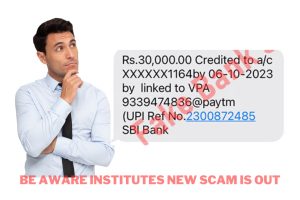 Scam Targeting Institutes and Coaching Centers in India with Fake Bank SMS