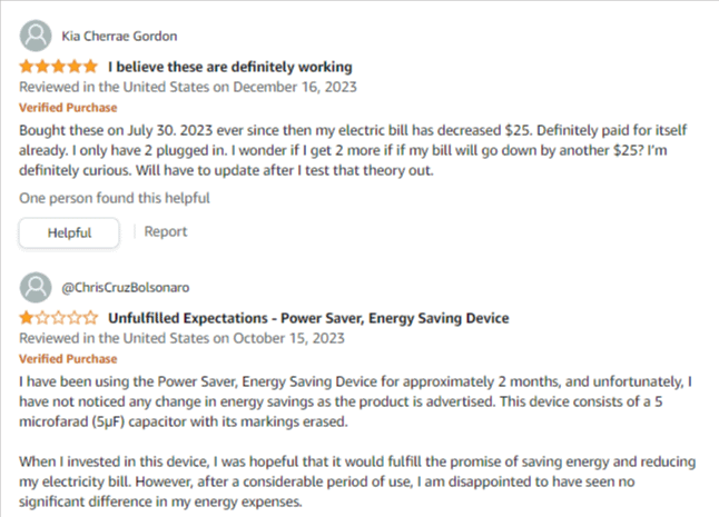 Amazon.com Pro Power Saver Reviews