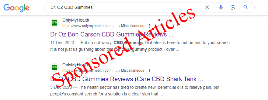 Dr. OZ CBD Gummies Google Search