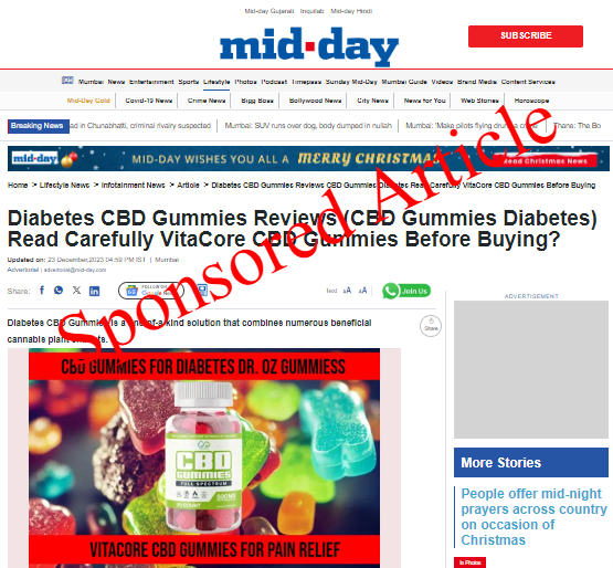 Dr. OZ CBD Gummies Reviews Sponsored Article