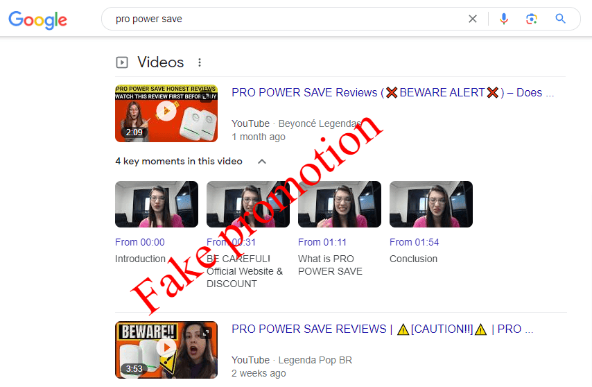 pro power save YouTube Promotion