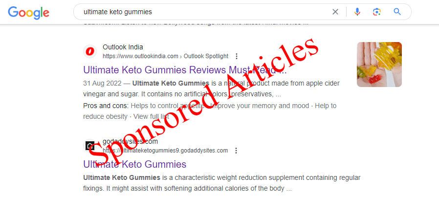ultimate keto gummies sponsored articles