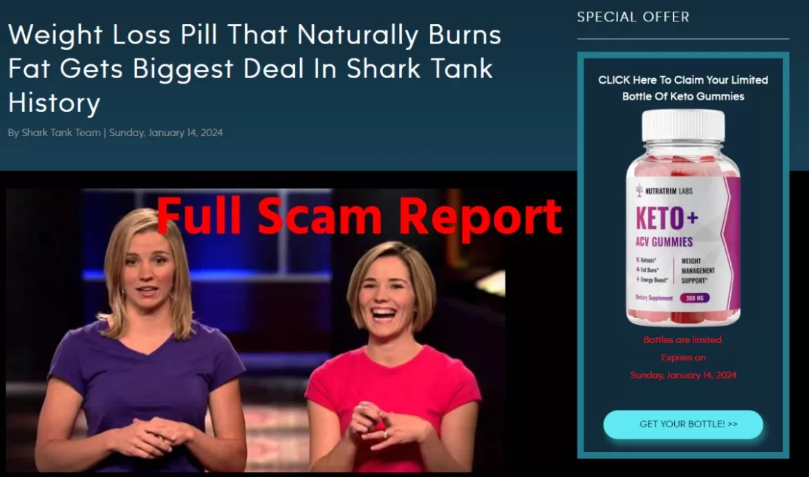 Nutratrim Labs Keto ACV Gummies Scam Alert