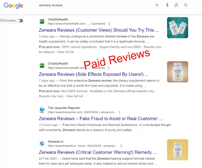 zeneara reviews Google Search
