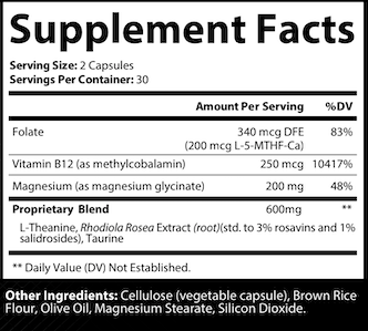 Club House Stud supplement facts