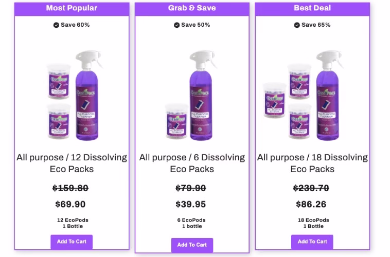 CleanPacs All Purpose Cleaner Pricing