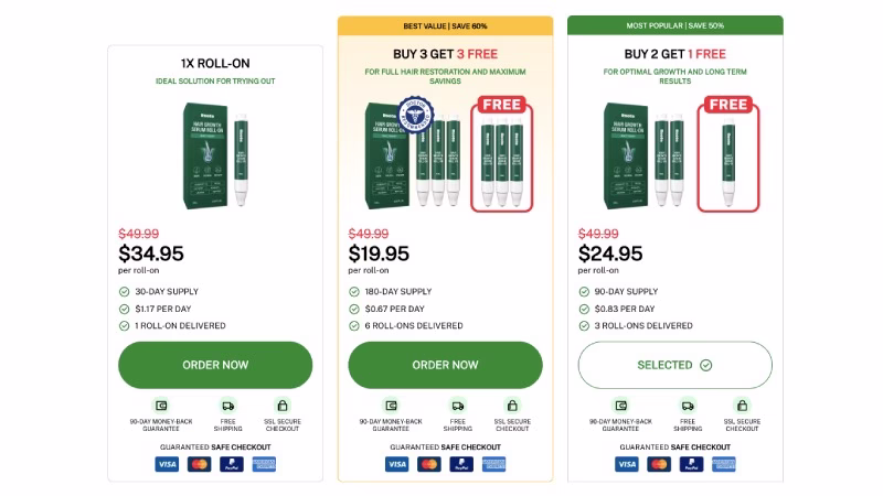 Roota Hair Growth Serum Reviews: Does This Roll-On Really Work for Hair Regrowth? 6 Roots Hair Growth Serum Price