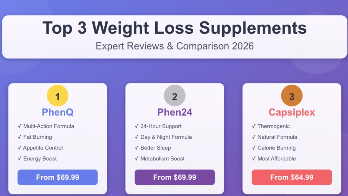 Top 3 Weight Loss Supplements
